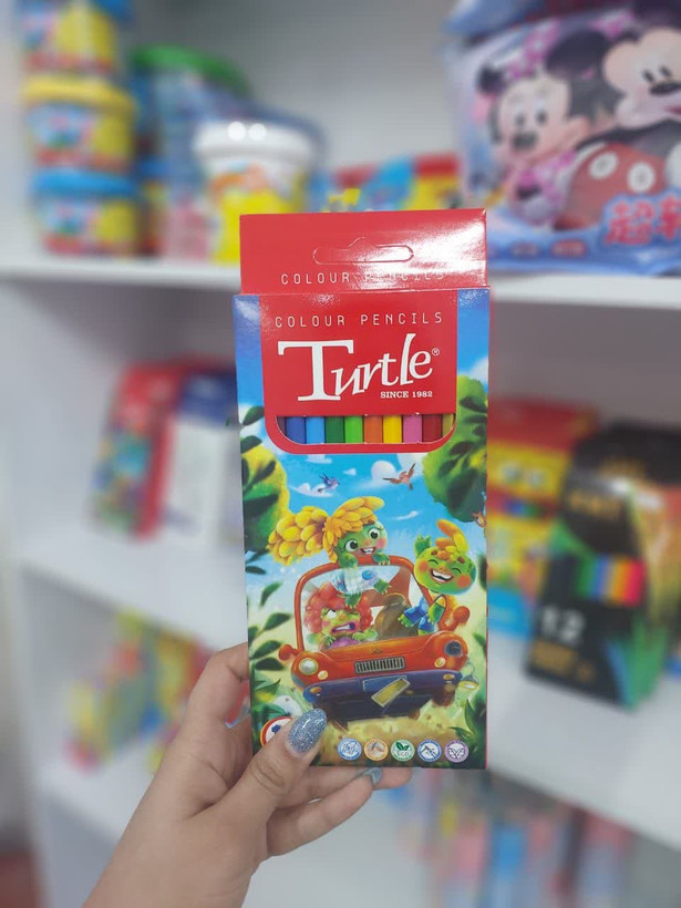 مداد رنگی لاک پشت ایرانی