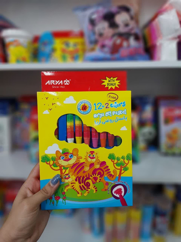 پاستل روغنی آریا