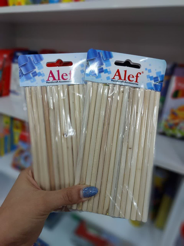 چوب بستنی گرد ساده