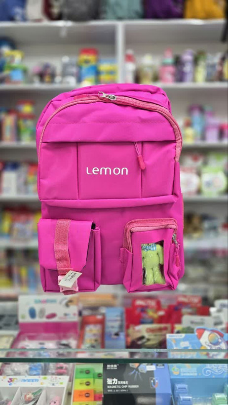 کوله پشتی مدرسه ای عروسک دار