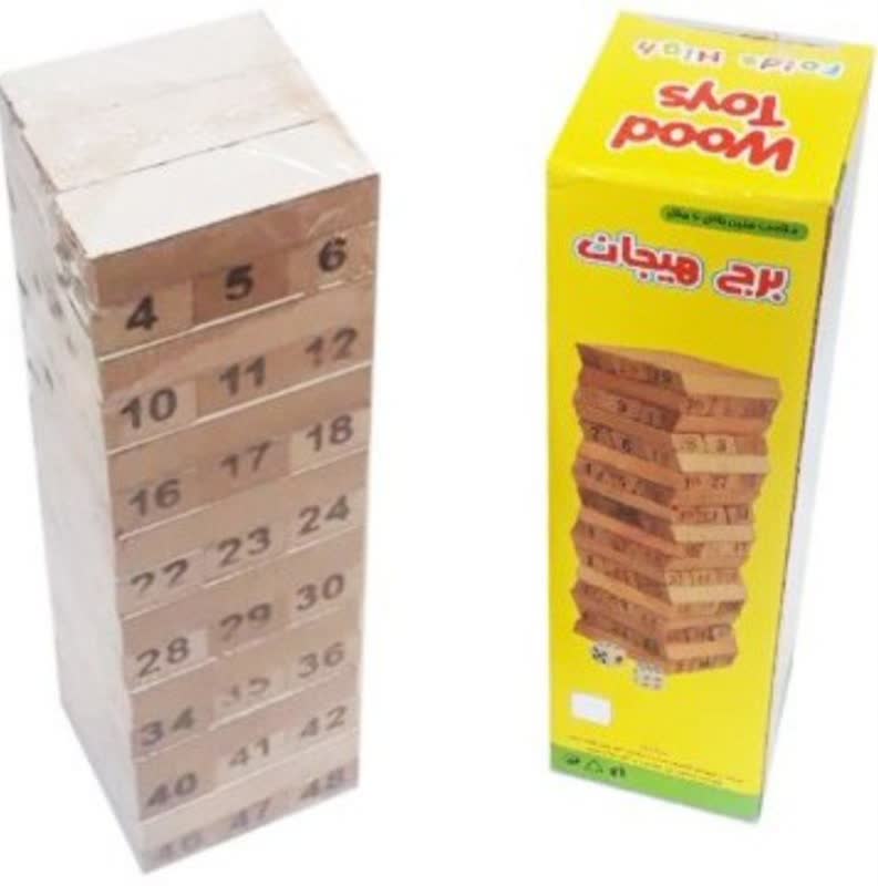 بازی فکری برج هیجان چوبی