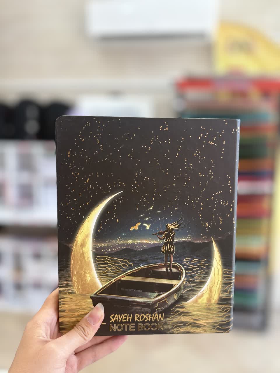 کلاسور A5 طلاکوب